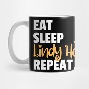 Eat. Sleep. Lindy Hop. Repeat. Mug